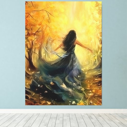 夢 キャンバスプリント (インサイチュ (ウッドフロア))