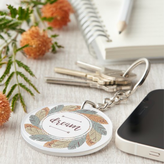 夢 キーホルダー (正面右)