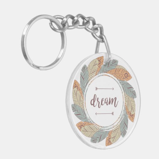 夢 キーホルダー (正面左)