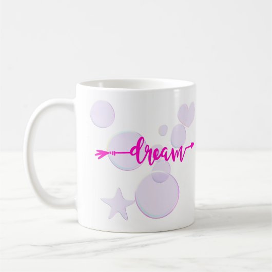 夢 コーヒーマグカップ (左)