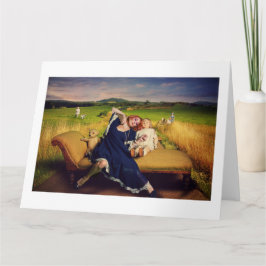 夢 – シュール玩具任意の大事な行事や誕生日 カード