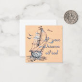 夢 ノートカード (正面/裏面インサイチュ)