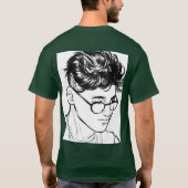 夢。ハッスル。繰り返す。 Tシャツ (裏面)