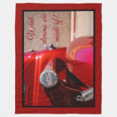 夢 フリースブランケット (正面)