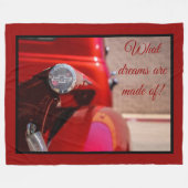 夢 フリースブランケット (正面(横))