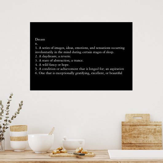 夢 ポスター (キッチン)