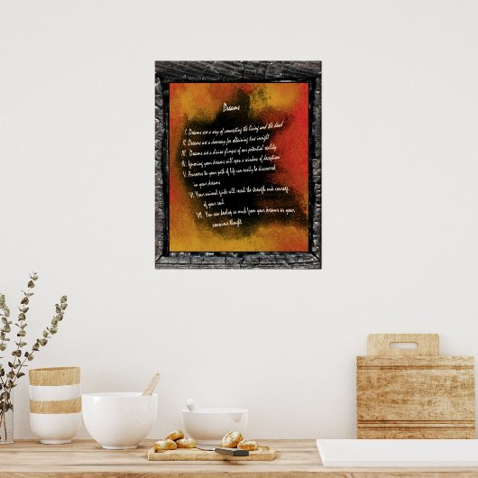 夢 ポスター (キッチン)