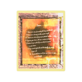 夢 メタルプリント