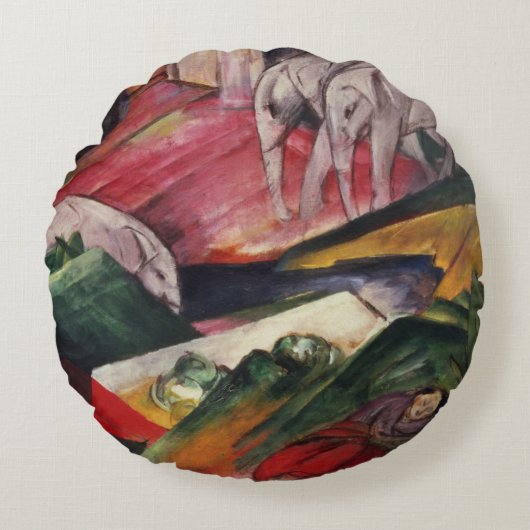 夢 ラウンドクッション (正面)