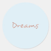 夢 - ラウンドシール (正面)