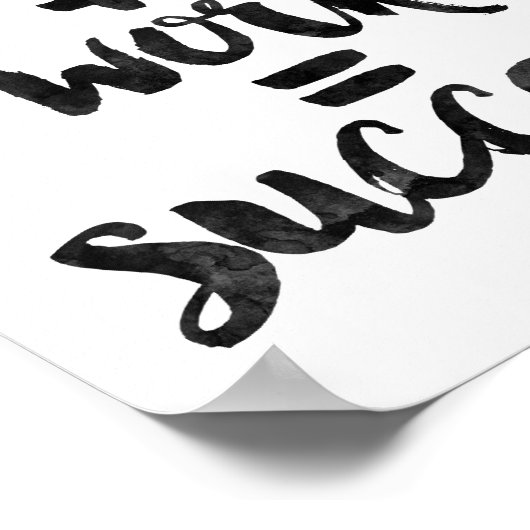 夢+仕事=成功 ポスター (角)