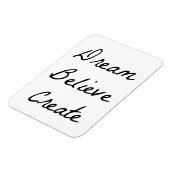 夢、作信じ成 マグネット (左側)