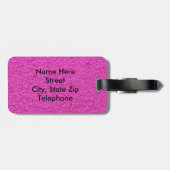 夢。 信じて下さい。 バレエの荷物のラベルを達成して下さい ラゲッジタグ (裏面横)