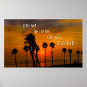 夢。信じ.作成:成功。 ポスター (正面)