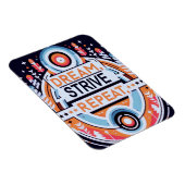 夢、努力、繰り返し マグネット (右側)