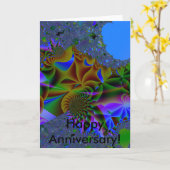 夢、幸せな記念日! カード (黄色い花)