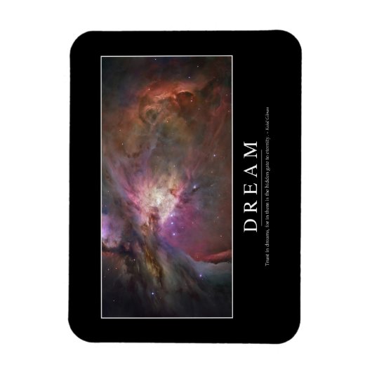 夢：感動的引用文 マグネット (縦)