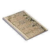 夢、「潔白の歌からのイラストレーション ノートブック (右側)