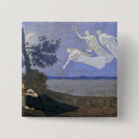 夢 缶バッジ (正面)