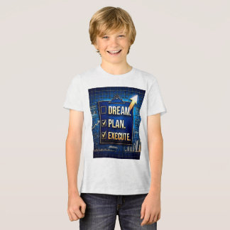 夢。計画。実行。 – 成功のためのブループリント トライブレンドＴシャツ