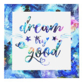 夢。試してみる。頑張れ。 フォトキューブ (正面)