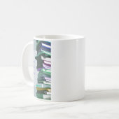 夢。読.成長。コーヒーマグ コーヒーマグカップ (正面左)