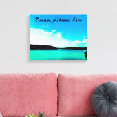 夢、達成、ライブキャンバスラップ キャンバスプリント (インサイチュ (リビング))