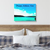 夢、達成、ライブキャンバスラップ キャンバスプリント (インサイチュ (寝室))