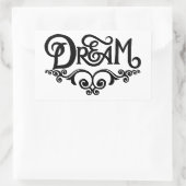 夢 長方形シール (バッグ)