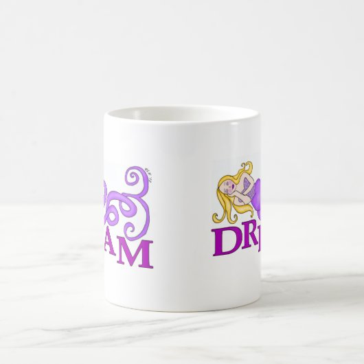 夢Merの人魚のマグ コーヒーマグカップ (中央)