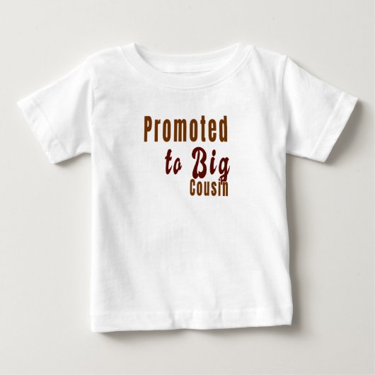 大いとこの縁組の家族ベビー ベビーTシャツ (正面)