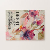 『大いなるは汝の忠実さ』愛されしクリスチャン讃美歌 ジグソーパズル (横)