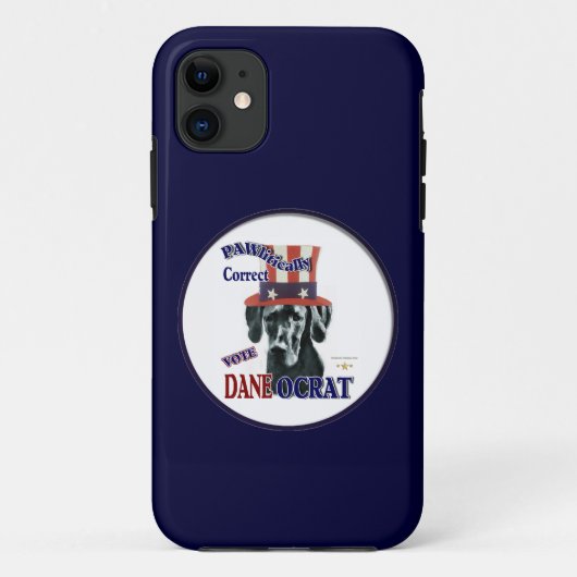大いなる政治的ユーモア Case-Mate iPhoneケース (裏面)