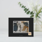 大いにより長く遅れることができません ポストカード (スタンド正面)