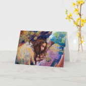 "大いに許された"感動的な挨拶状 カード (黄色い花)