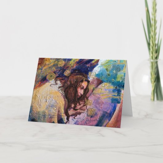 "大いに許された"感動的な挨拶状 カード (正面)