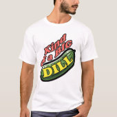 大おもしろいきな漬物 Tシャツ (正面)