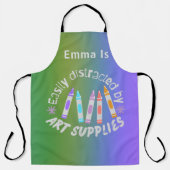 大おもしろいカラフルエプロン エプロン (正面)