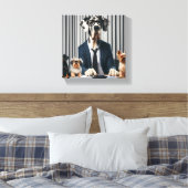 大おもしろいダン会計士 キャンバスプリント (インサイチュ (寝室))