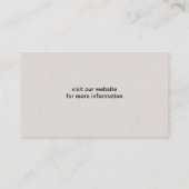 大おもしろいフランスの舌が出るブルドッグ 名刺 (裏面)