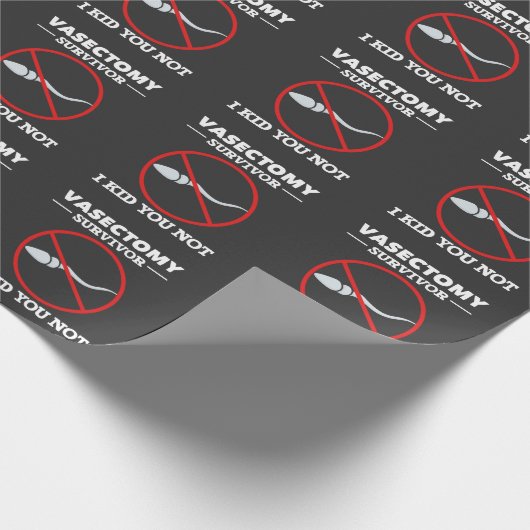 大おもしろい人の精管切除手術ことわざ ラッピングペーパー (角)