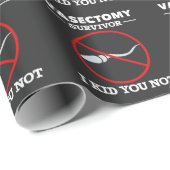 大おもしろい人の精管切除手術ことわざ ラッピングペーパー (ロールコーナー)