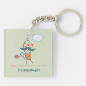 大おもしろい口ひげの細菌学者 キーホルダー (裏面)