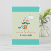 大おもしろい口ひげの細菌学者 招待状