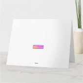 大おもしろい型のGet Well Card(ボスまたは同僚用) カード (裏面)