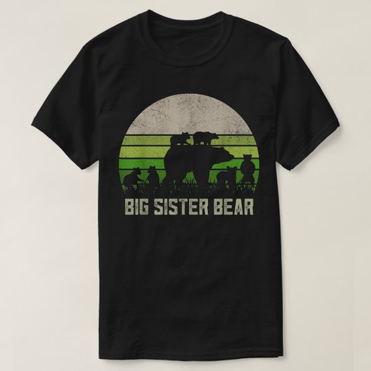 大おもしろい姉シャツ、6カッブキッズSis Big Si Tシャツ (デザイン正面)