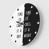 大おもしろい時計 ラージ壁時計 (傾斜)