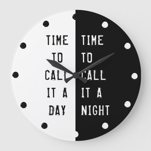 大おもしろい時計 ラージ壁時計 (正面)