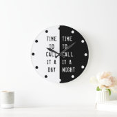 大おもしろい時計 ラージ壁時計 (ホーム)