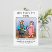 大おもしろい晦日パーティの招待状 招待状 (スタンド正面)